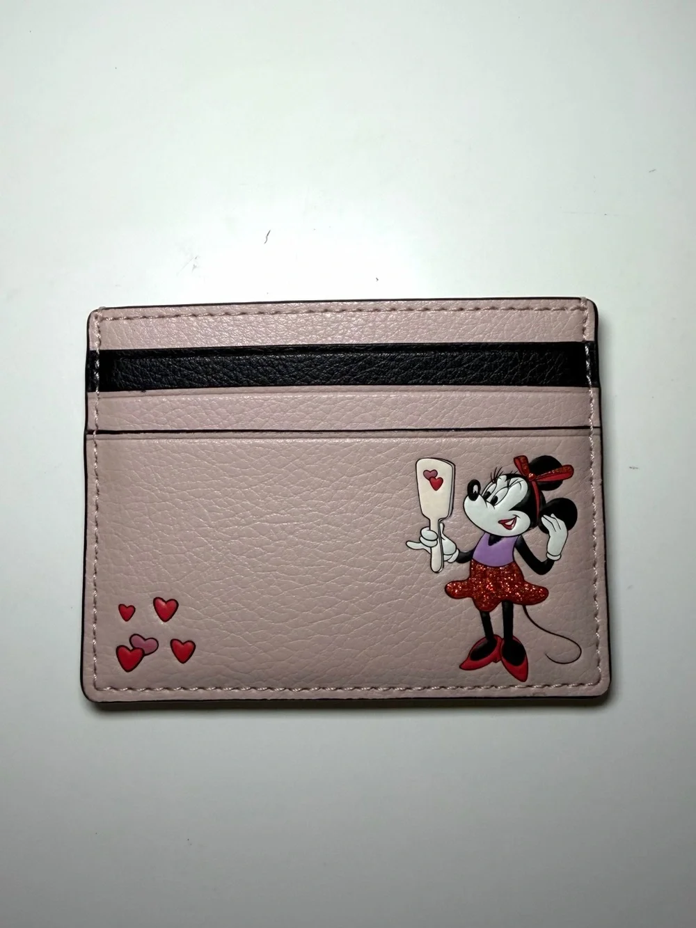 Disney x Kate Spade Minnie Pink Card Holder Wallet NEVER USED